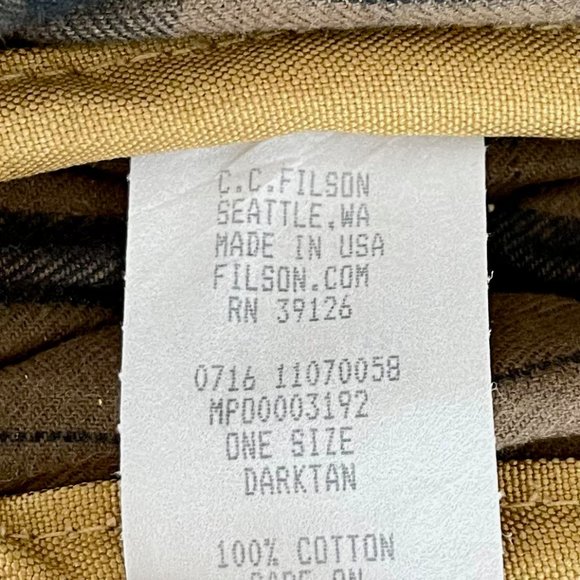 SOLD Filson Tin Cloth Grip Case 70058 for iPad / Tablet / eReader, Dark tan - Picture 8 of 13